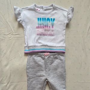 Baby girl Juicy 2 piece outfit